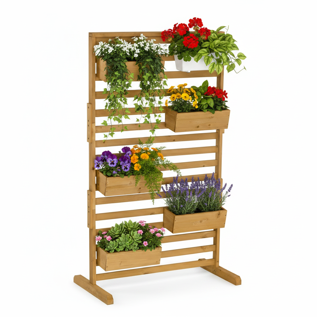 SUPPORT EN BOIS POUR PLANTES - - HAUSSLYON