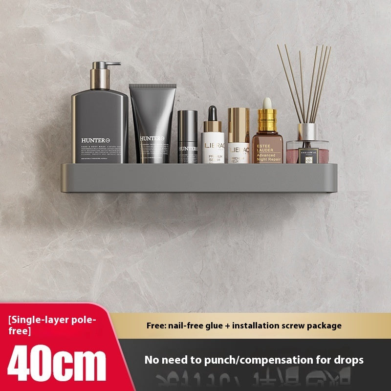 Punch-free Bathroom Storage Rack Bathroom Wall-mounted Storage Rack - HAUSSLYON