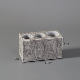 Accessoires de salle de bain Tampa de VidaXL, ensemble élégant comprenant porte-savon, porte-brosse, et étagère en métal.