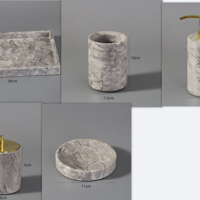 Accessoires de salle de bain Tampa de VidaXL, ensemble d'articles pratiques pour la décoration et l'organisation.