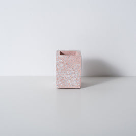 Accessoires de salle de bain VidaXL Verone, ensemble carré rose pour décoration et organisation dans la salle de bain.