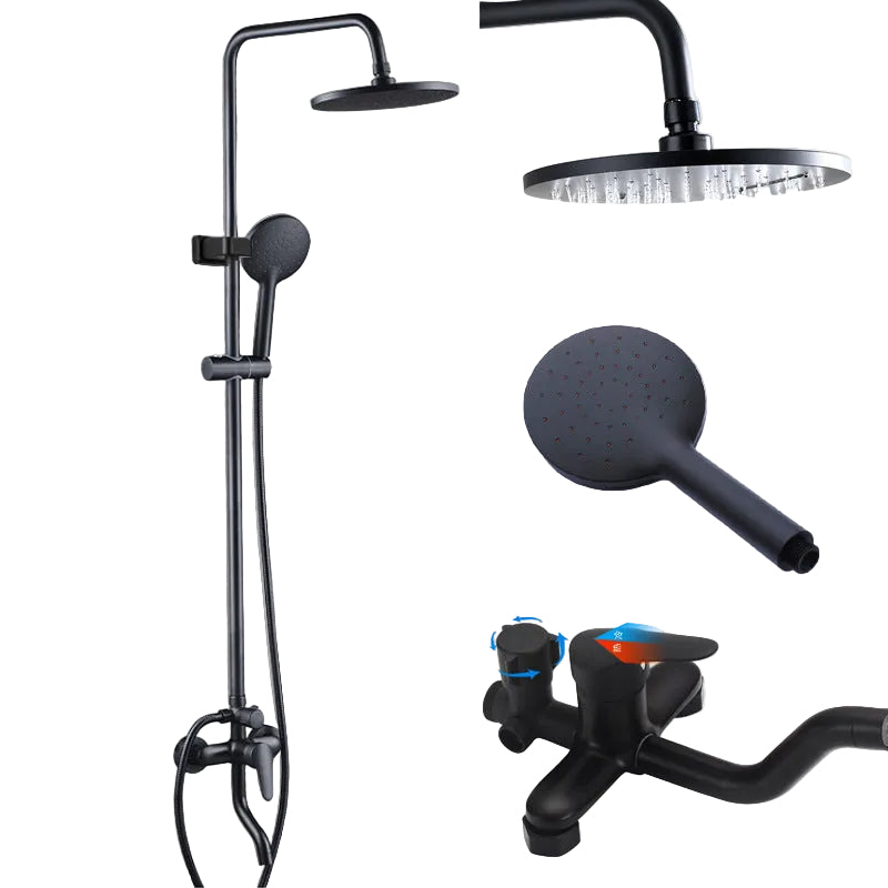 New Black Shower Shower Set Home Copper - HAUSSLYON