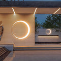 Outdoor Simple Round Wall Lamp Waterproof - HAUSSLYON