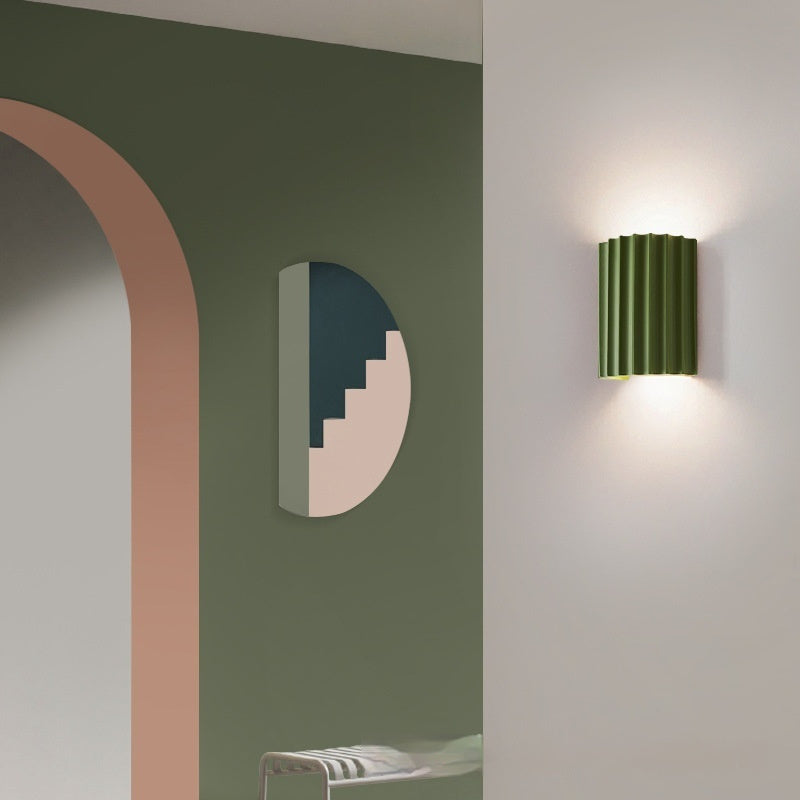Applique murale Macaron VidaXL blanc chaud, design moderne, éclairage doux, décoration intérieure élégante, style minimaliste.