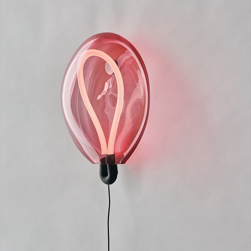 Applique murale Mimas VidaXL avec lumière blanche et rose, design moderne pour décoration intérieure élégante.