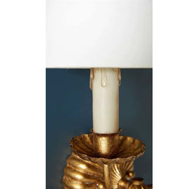 American Retro Wall Lamp Gold Foil Distressed - HAUSSLYON