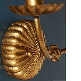 American Retro Wall Lamp Gold Foil Distressed - HAUSSLYON