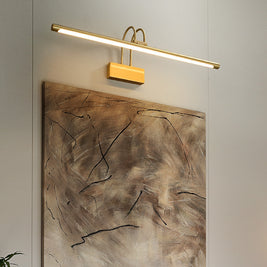 Light Luxury Copper Mirror Front Light Fill Light Living Room - HAUSSLYON