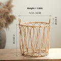 Rattan Storage Basket Woven Dirty Clothes Storage - HAUSSLYON