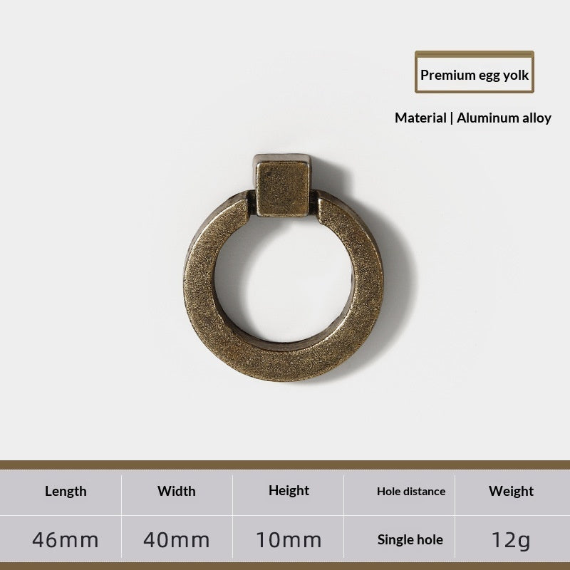European-style Minimalist Vintage Single-hole Pull Ring Handle - HAUSSLYON