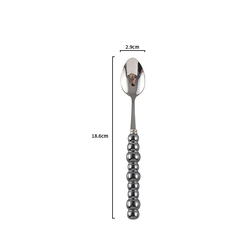 Couverts VidaXL Athenes en acier inoxydable, set complet de fourchettes, couteaux et cuillères pour repas élégants