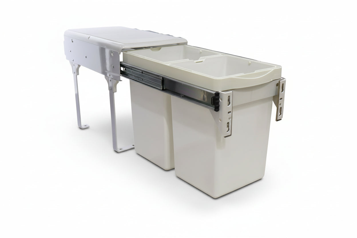 Kitchen Classification Trash Can Pull-out Cabinet Sink Cabinet Trash Can - HAUSSLYON