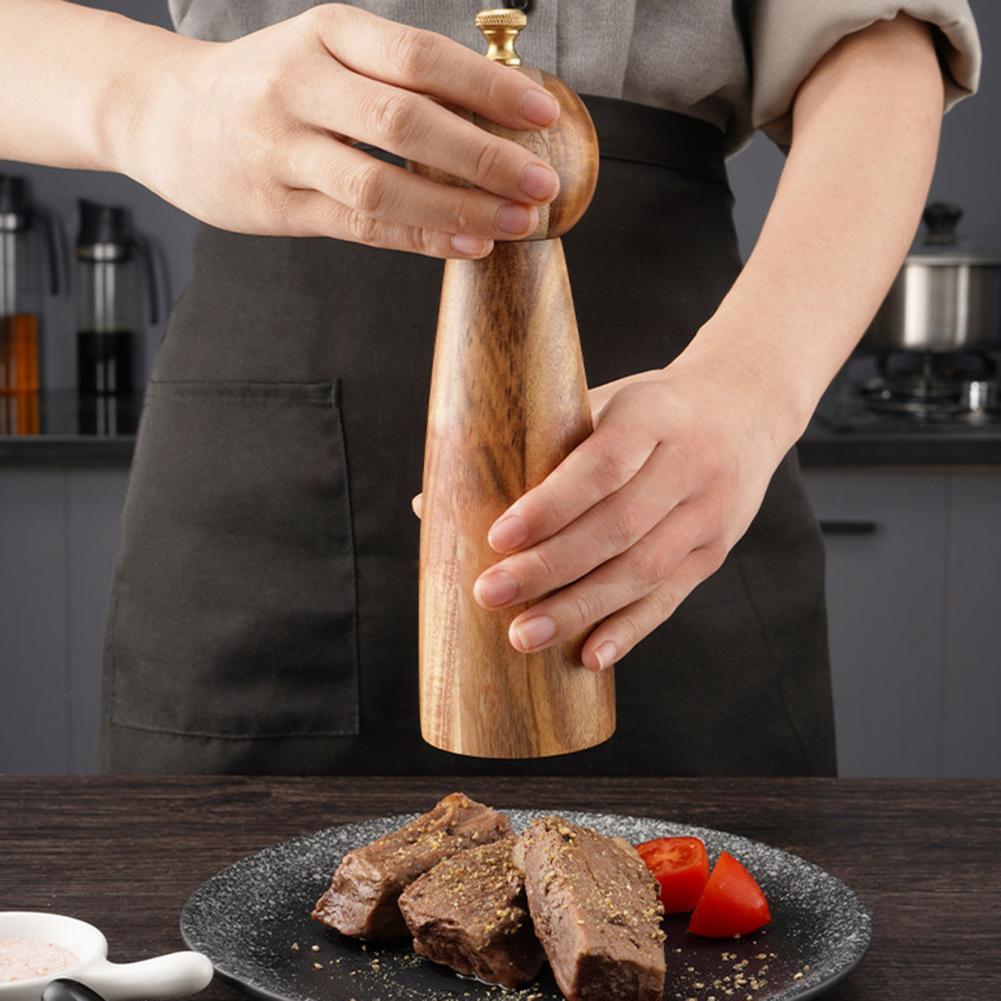 Grinder Round Head Wood Kitchen Tools - HAUSSLYON