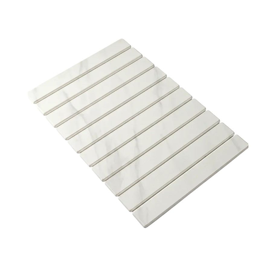Tapis de comptoir absorbant en diatomite Hauslyon, surface élégante, idéal pour essuyer rapidement les liquides.