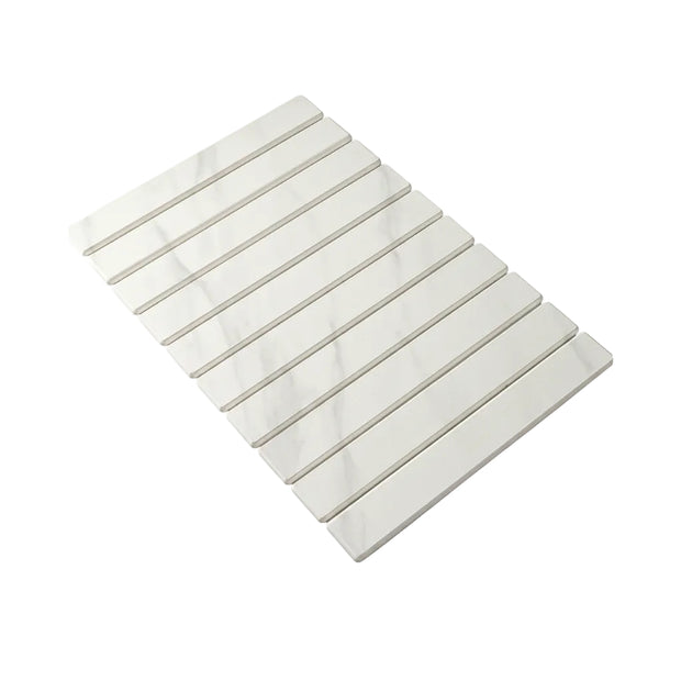 Tapis de comptoir absorbant en diatomite RENFAN Cantoria, surface texturée pour essuyer rapidement les liquides.