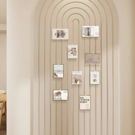 Arched Striped Felt Wall Sticker Felt Board Photo Wall - HAUSSLYON
