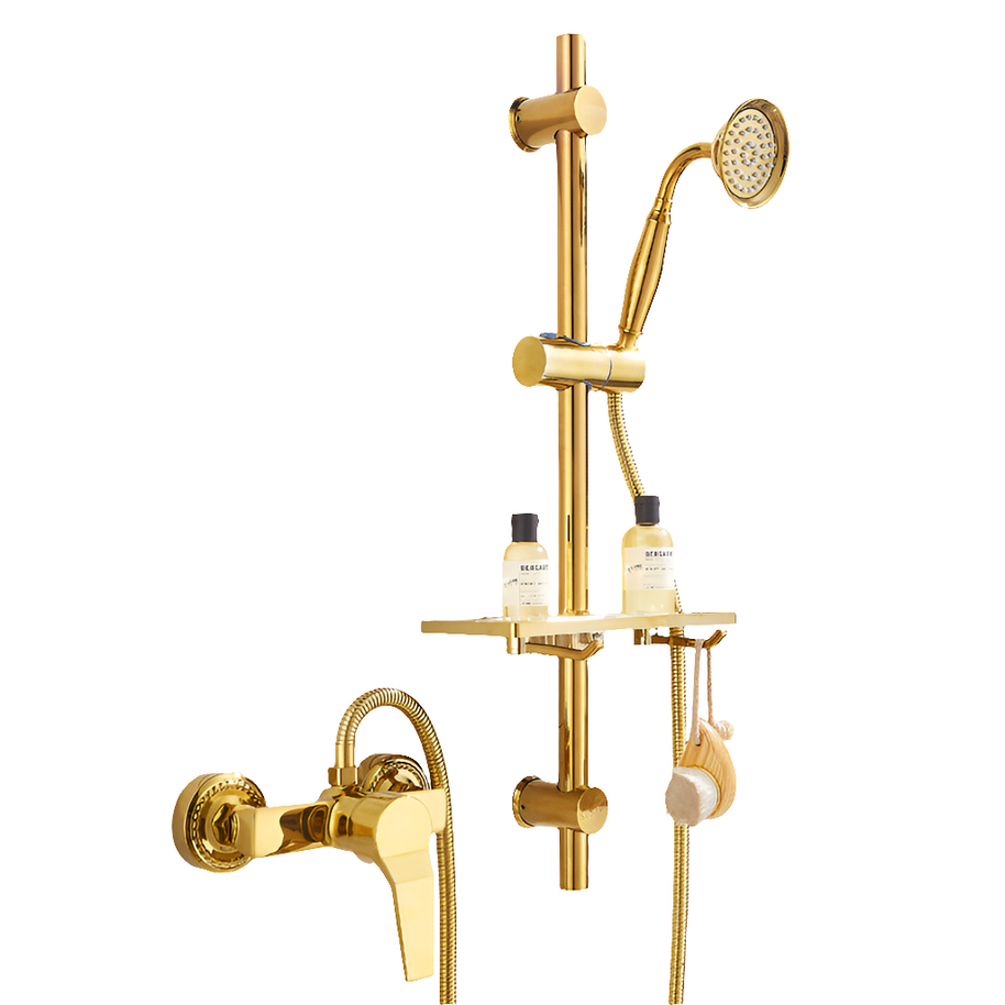 Robinet de baignoire VidaXL Venise en laiton avec finition chromée, installation murale, style moderne pour salle de bain.