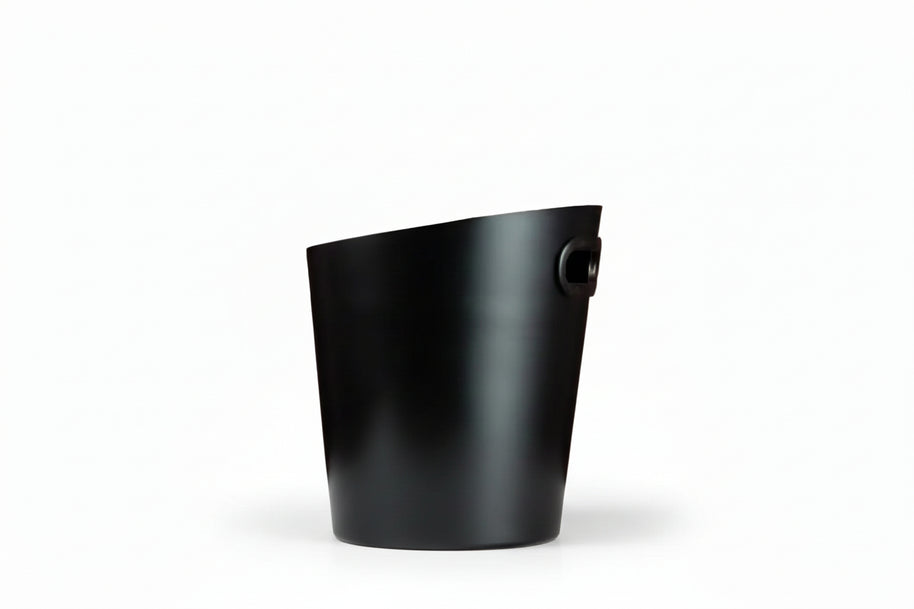 Seau à glace VidaXL Morcef en acier inoxydable avec poignée pour servir des boissons froides.