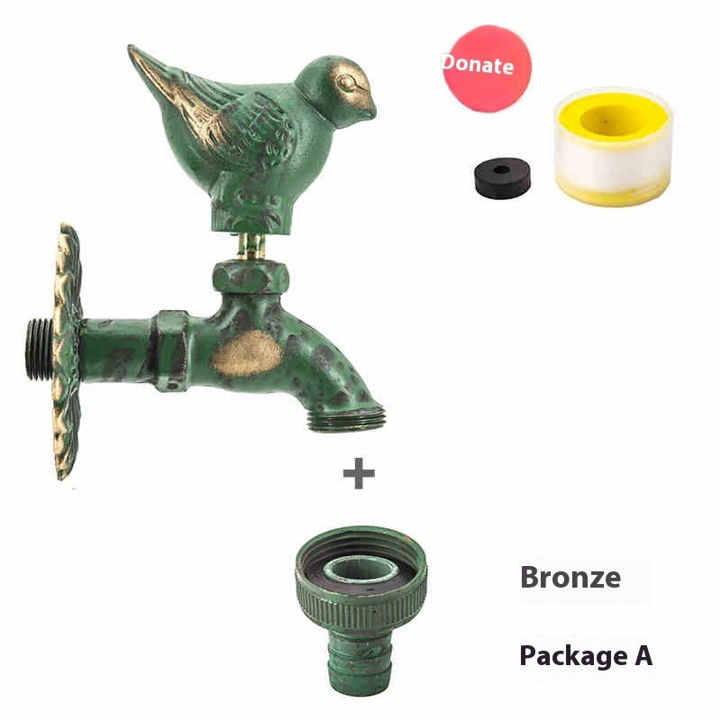 Faucet Copper Animal Single Cold Outdoor Anti-freezing Sun Protection - HAUSSLYON