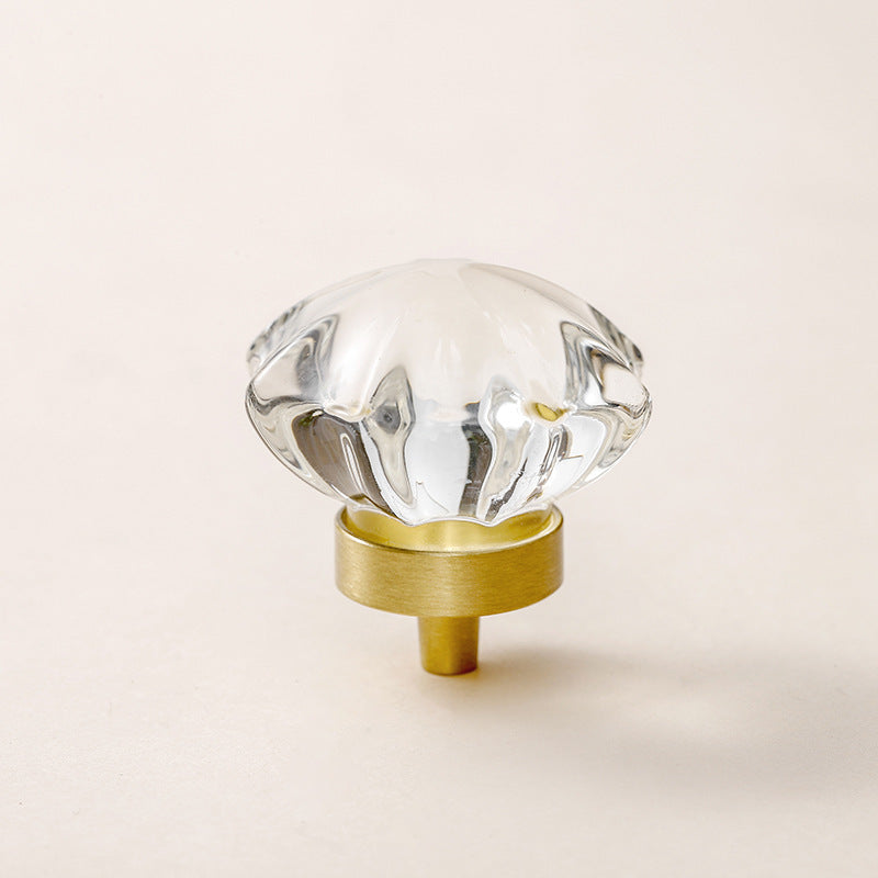 Boutons en diamant transparent de la marque VidaXL, design élégant avec un grand diamant brillant.