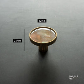 Brass Shell Furniture Hardware Cabinet Door Clothing Cabinet Drawer Handle - HAUSSLYON