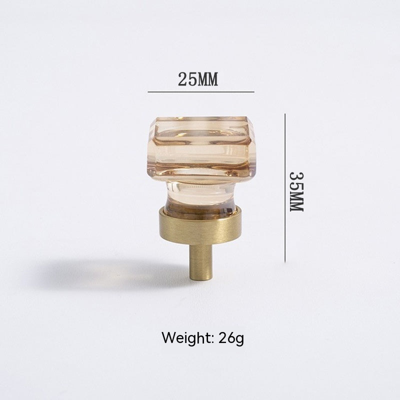 Boutons décoratifs Versailles de VidaXL, ovales transparents avec base en or, pour décoration intérieure élégante.