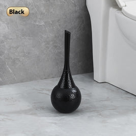 Brosse de toilette VidaXL Bali en argent avec support, design élégant pour salle de bain.