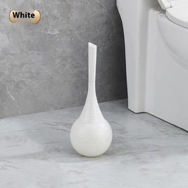 Brosse de toilette VidaXL Bali en argent avec support, design élégant pour salle de bains.