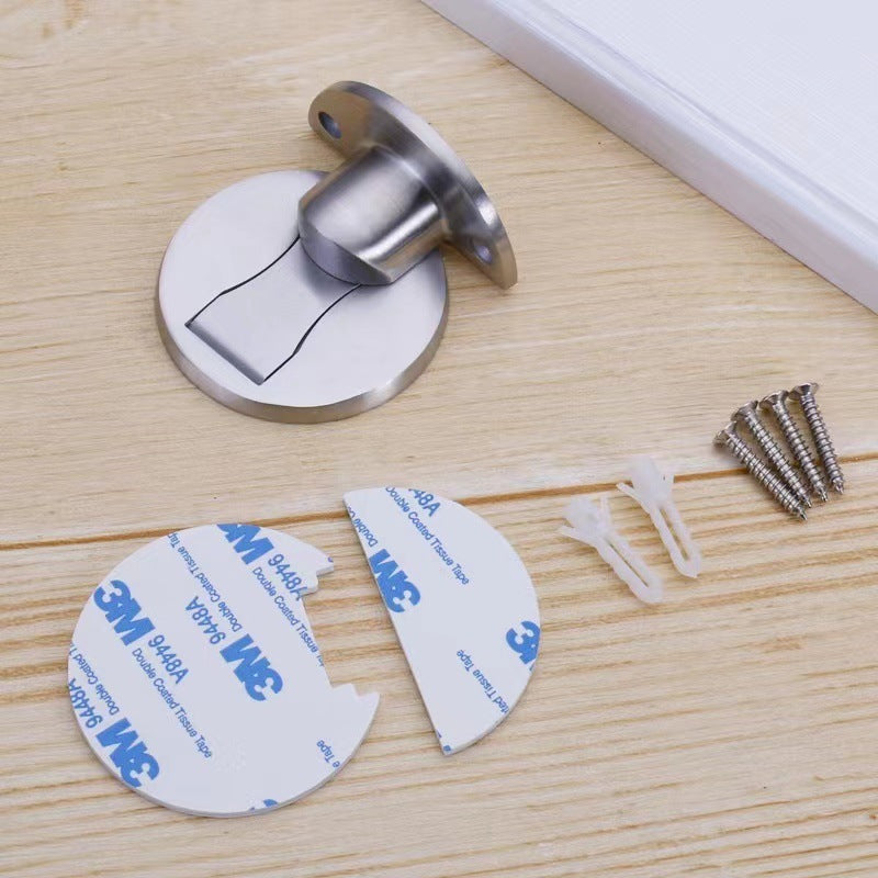 Butoir de porte Terrebonne VidaXL en cuivre brossé, protection élégante pour murs et portes.