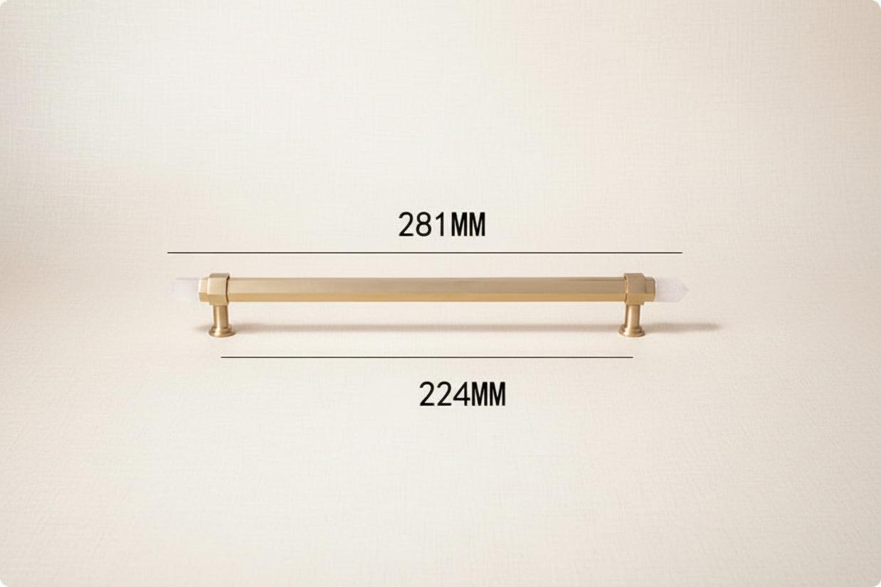 Poignées et boutons VidaXL Janina, accessoires de meubles en métal avec finition élégante, visibles en image.