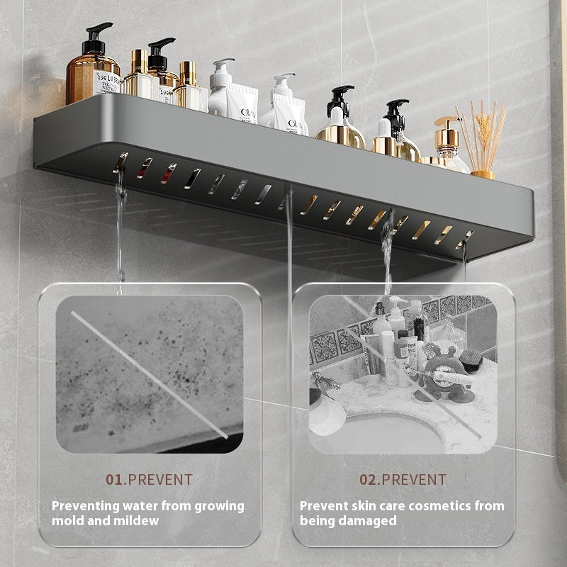 Punch-free Bathroom Storage Rack Bathroom Wall-mounted Storage Rack - HAUSSLYON