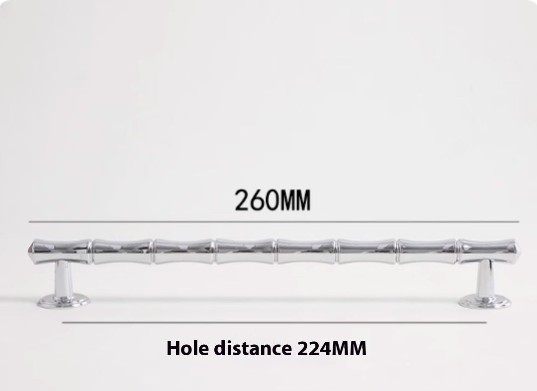 Poignées et boutons Kyotoji en chrome de VidaXL, finition brillante avec design moderne pour meubles.