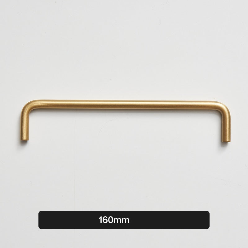 Modern Minimalist Pure Copper Vintage Golden Long Handle - HAUSSLYON