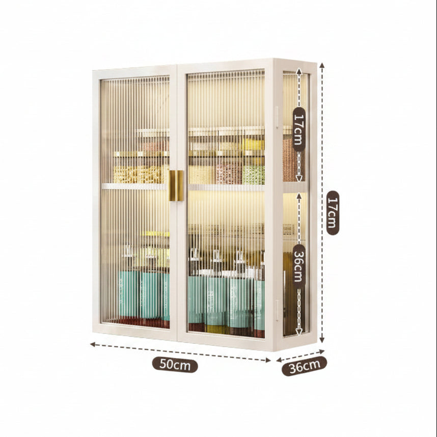 Rack Bathroom Light Luxury Cosmetics Storage Cabinet - HAUSSLYON