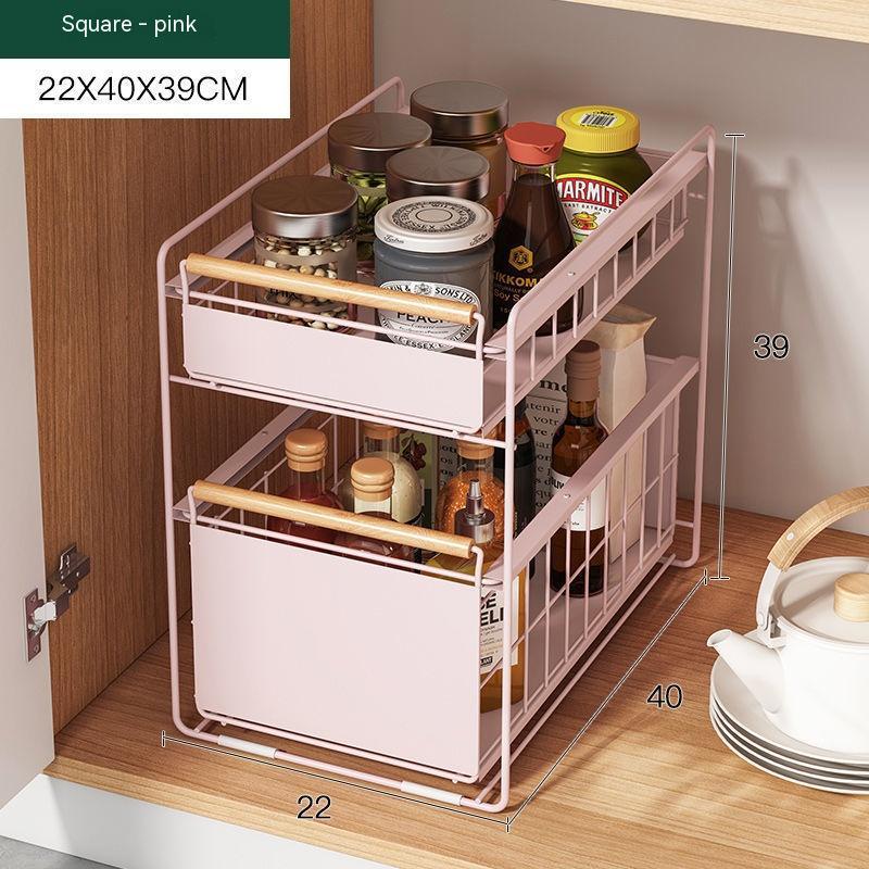 Kitchen Sink Rack Cabinet Layer - HAUSSLYON