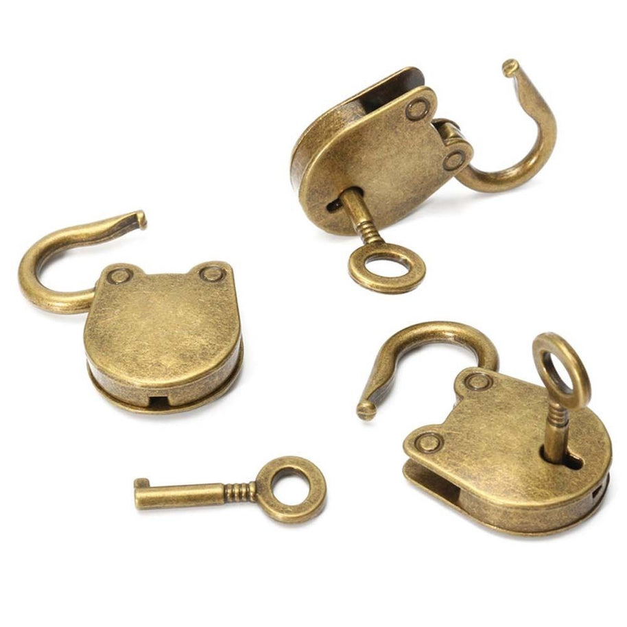 Cadenas VidaXL Verona, serrure robuste en métal avec boucle, idéal pour sécuriser portes ou cadenas de sécurité.