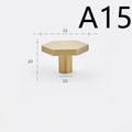 Pure Copper Cabinet Door Handle Golden Light Luxury Brass Handle - HAUSSLYON