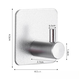 Crochet Abuja en aluminium argenté de la marque VidaXL, design moderne et léger pour décoration intérieure.