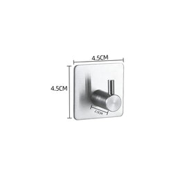 Crochet Abuja en aluminium argenté de la marque VidaXL, design moderne pour décoration intérieure.