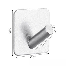 Crochet Abuja en aluminium argenté de la marque VidaXL, design moderne et léger pour décoration intérieure.