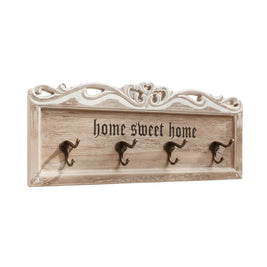 American And European Style Country Creative Retro Nostalgic Carved Wooden Wall Wall Hanging Decorative Hook - HAUSSLYON