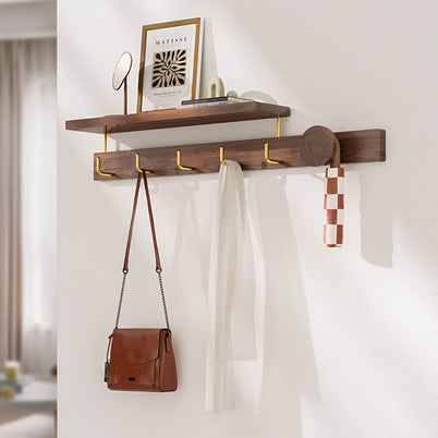 Mural crochet VidaXL avec quatre crochets en bois, décoration murale crochetée élégante pour intérieur moderne.