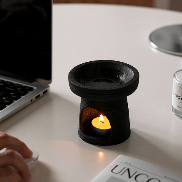 Lumières pour brûleur d'aromathérapie en céramique de style rétro RENFAN, décoratives et idéales pour l'ambiance.