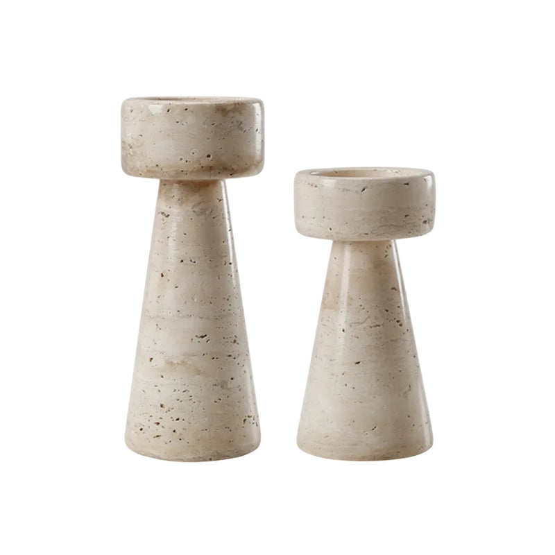Creative Natural Cave Stone Candlestick Furnishings Ornaments - HAUSSLYON