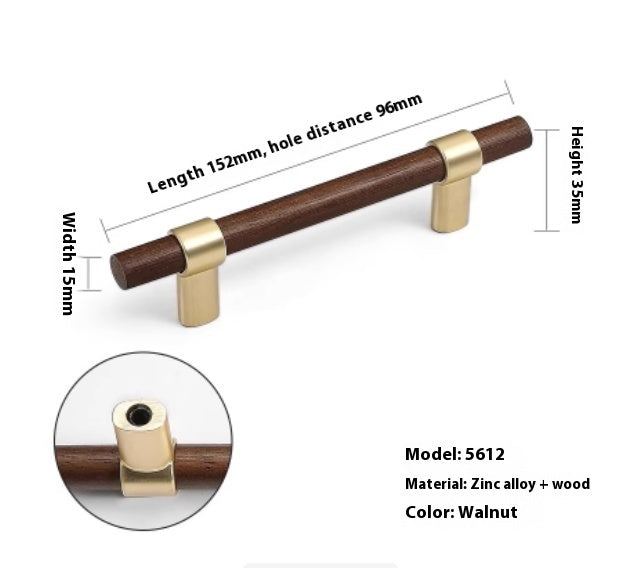 Poignées et boutons Sapelli de VidaXL, en bois naturel, pour meubles, avec finition élégante et détails visibles.
