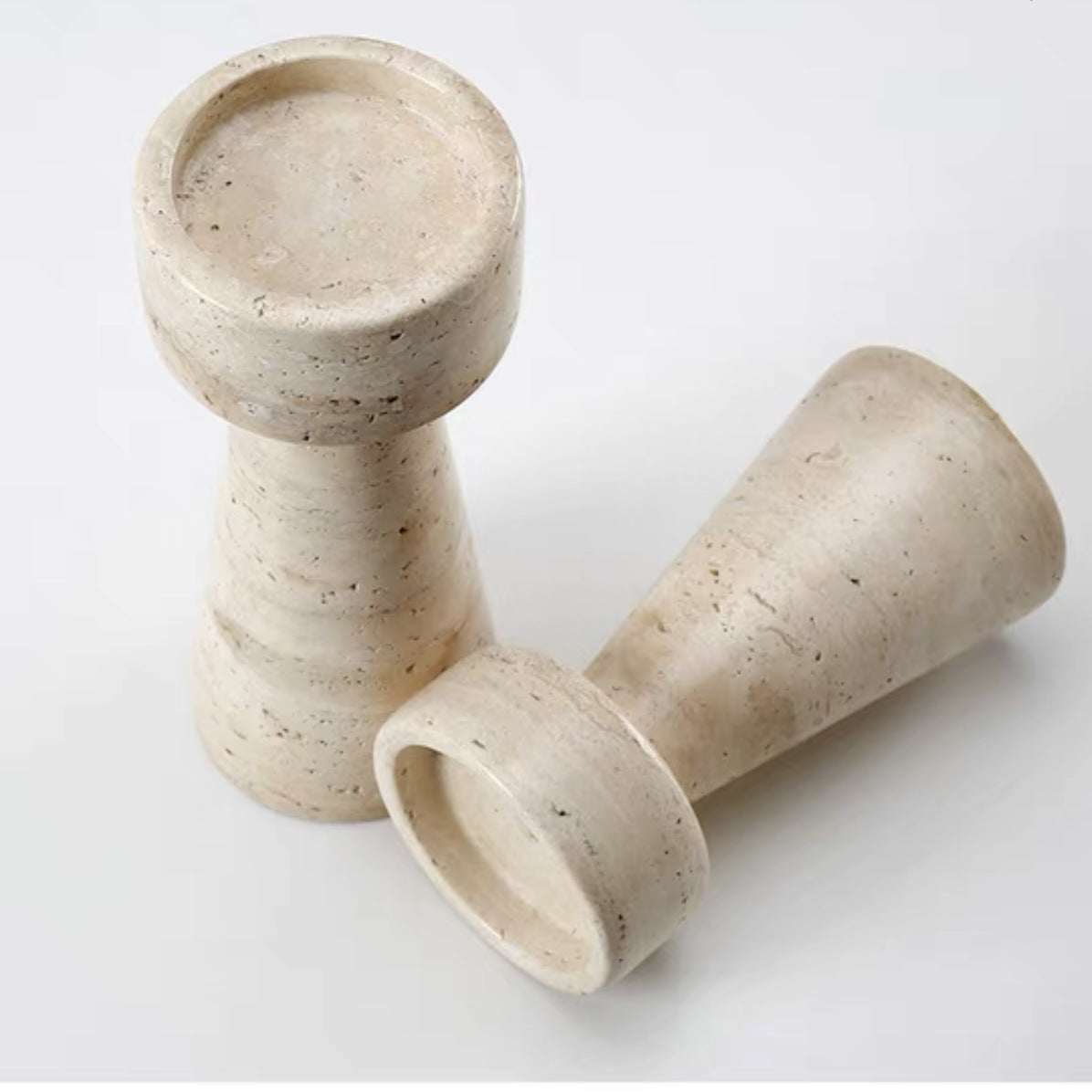 Creative Natural Cave Stone Candlestick Furnishings Ornaments - HAUSSLYON