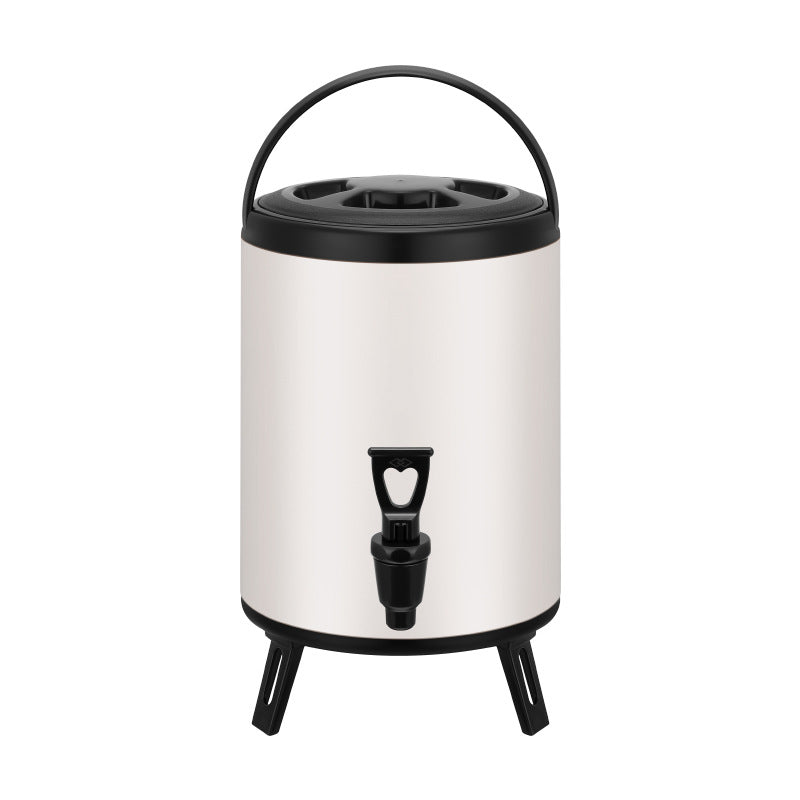 Thermos VidaXL Caderousse en acier inoxydable, avec bouchon hermétique et finition mate, idéal pour boissons chaudes ou froides.