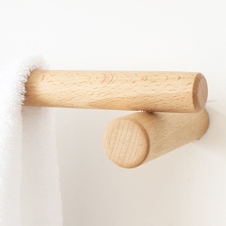 Étagère de rangement en bois HAUSSLYON Tampere avec plusieurs niveaux pour organiser des objets dans un intérieur moderne.
