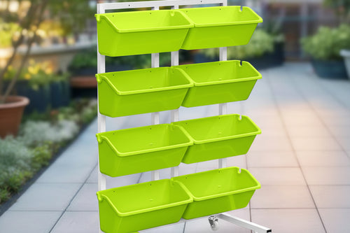 Balcony Planting Basin Hanging Jardiniere Combination Rectangular - HAUSSLYON