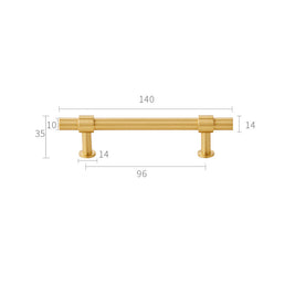 Poignées et boutons RENFAN Lyon, accessoires de meuble modernes avec poignées rondes en métal pour cuisine ou mobilier.